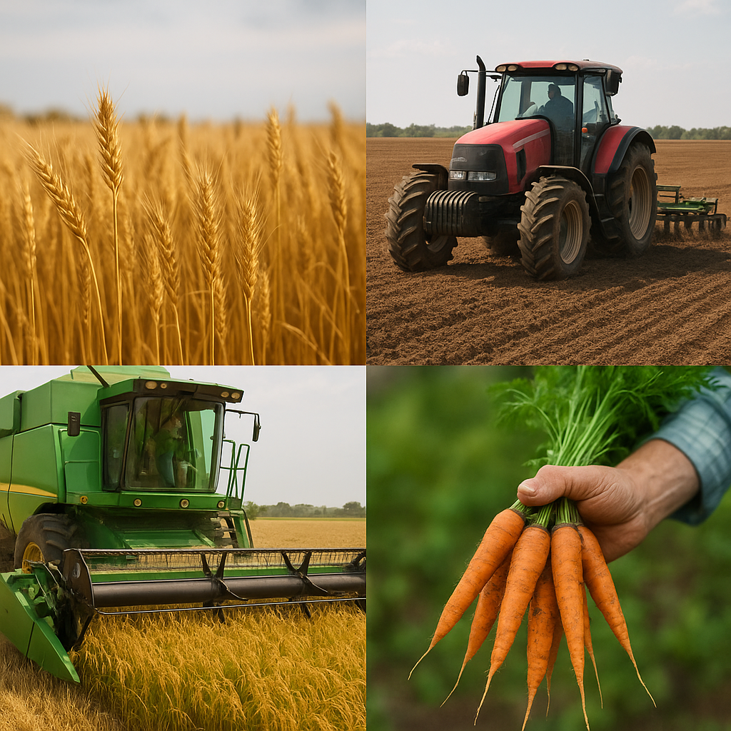 Główne gałęzie rolnictwa – podział i opis