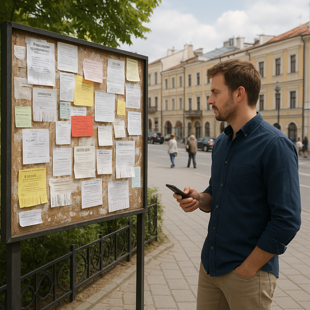 Życie w mieście a ogłoszenia lokalne – czego szukają mieszkańcy Zamościa